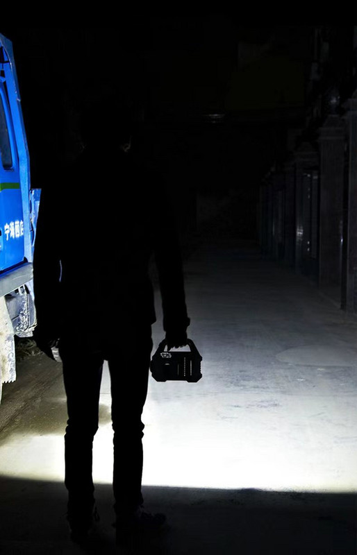 Lanternă multifuncțională în aer liber, impermeabilă, solară, reîncărcabilă prin USB, lanternă puternică COB, lampă de mână