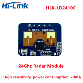 HLK-LD2410C 24G Модул за отчитане на човешко присъствие LD2410C Безконтактен интелигентен радар с милиметрови вълни 5V 79mA