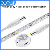 CoRui PIR Senzor de mișcare Comutator de lumină Controler de lumină pentru bandă LED Temporizator lampă Senzor de mișcare automat Detector de mișcare Casă inteligentă