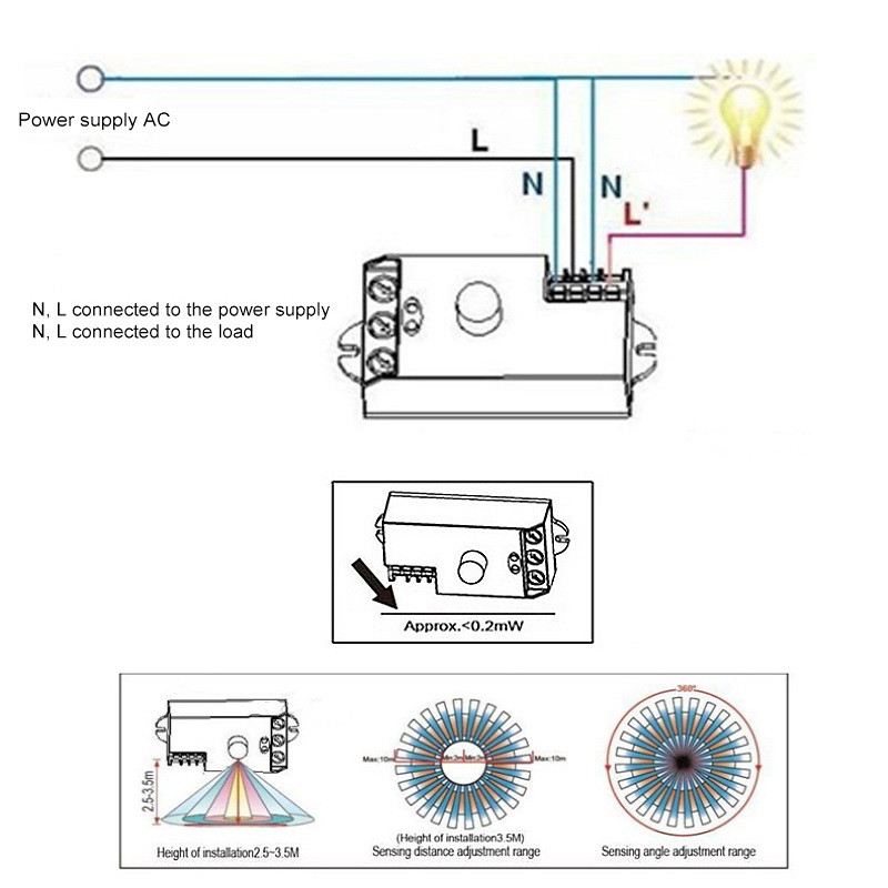 Comutator senzor inteligent IR Senzor de mișcare Comutator de lumină Senzor de mișcare a corpului Comutator de lumină Detector de mișcare a corpului Smart Life
