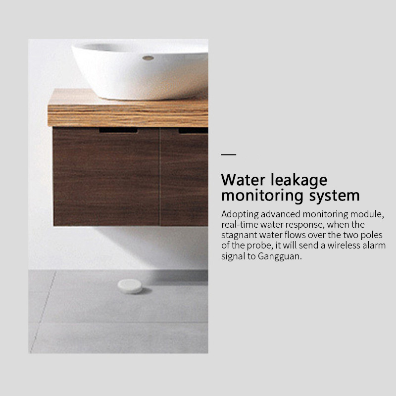 CoRui ZigBee TUYA vízszivárgás érzékelő árvíz érzékelő víztartály teljes vízcsatlakozás riasztó Smart Life APP távfelügyelet