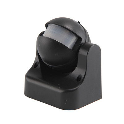 180 fokos automatikus PIR mozgásérzékelő kapcsoló 110V/AC-240V/AC biztonsági világítás lámpakapcsoló kerti kültéri használatra fehér/fekete