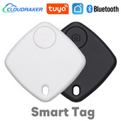 Mini Bluetooth Smart Tag Key pénztárca kisállat eszközkereső és telefonkereső telefon kétirányú veszteség elleni riasztó Tuya Smart Life helymeghatározás