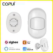 CoRui 120 stupňov Tuya Zigbee3.0 Bezdrôtový senzor ľudského tela s inteligentným pohybom tela Mini PIR senzor pohybu s bránou