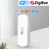 Tuya intelligens hőmérséklet páratartalom érzékelő WiFi APP távoli monitor Smart Home var SmartLife WorkWith Alexa Google Assistant