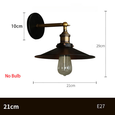 Vintage seinalambid Retro seinalambid elutoa sisevalgustid magamistoa veranda koridori E27 tööstuslikud pööningulambid