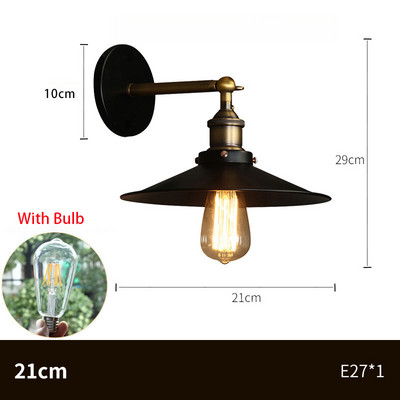 Vintage seinalambid Retro seinalambid elutoa sisevalgustid magamistoa veranda koridori E27 tööstuslikud pööningulambid