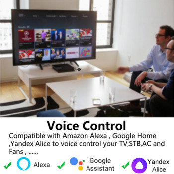 Tuya WiFi Smart Universal IR Τηλεχειριστήριο DIY Smart Home Control για τηλεόραση DVD AUD AC με την εφαρμογή Alexa Alice Google Home Smart LIfe