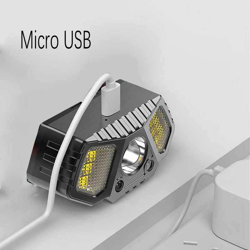 XPE LED raudona balta Nešiojamas šviesos riešo dirželis Naktinis dviračių bėgimas Žvejybos lempa Riešo apyrankė USB riešo lempos blykstė