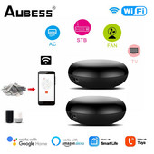 Tuya Smart Life IR išmanusis nuotolinis infraraudonųjų spindulių išmanusis valdiklis, skirtas oro kondicionieriui TV DVD AUD Alexa Google Home WiFi balso valdymas