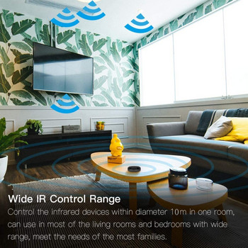 Tuya Smart Life IR Smart Remote Инфрачервен интелигентен контролер за климатик TV DVD AUD Alexa Google Home WiFi гласов контрол