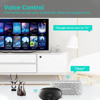 Tuya Smart Life IR Smart Remote Инфрачервен интелигентен контролер за климатик TV DVD AUD Alexa Google Home WiFi гласов контрол