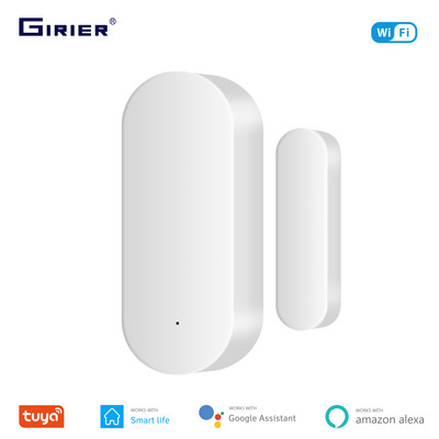 Tuya Wifi senzor dverí a okien Inteligentný detektor otvorených a zatvorených dverí Smart Life Upozornenie na aplikáciu Kompatibilné s Alexa Google Home