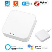 Tuya ZigBee Gateway Smart Home Hub ZigBee Bridge Smart Life tālvadības protokols Bezvadu WiFi Darbs ar Alexa Google Home