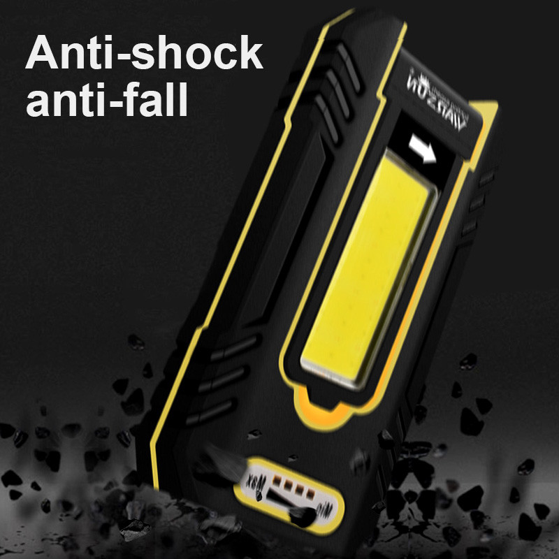 Kempinglámpa Újratölthető Erős Zseblámpa Műhelylámpa COB Munkalámpa Ultra Erős Led Fáklya Camp Sátor Lámpák