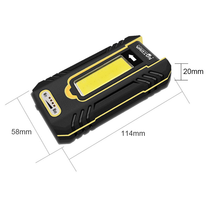 Kempinglámpa Újratölthető Erős Zseblámpa Műhelylámpa COB Munkalámpa Ultra Erős Led Fáklya Camp Sátor Lámpák