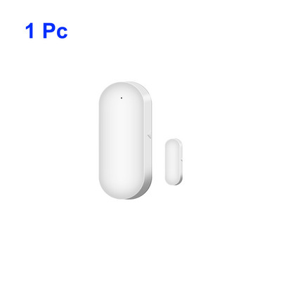 GIRIER Tuya ZigBee Senzor de fereastră de ușă Detector fără fir inteligent pentru ușa de garaj/sertar funcționează Aplicația Smart Life Alexa Hei Google Alice