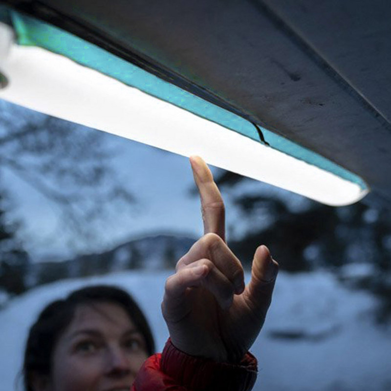 Lanternă gonflabilă de camping, pliabilă, portabilă, pentru camping, cu LED-uri, reîncărcabilă prin USB, lampă de atelier, echipament de tabără de călătorie în aer liber