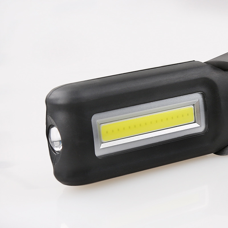 Lampă de lucru LED SuperFire G6 cu cârlig magnetic Lanternă reîncărcabilă COB Super strălucitoare Detectare mașini-unelte pentru reparații auto