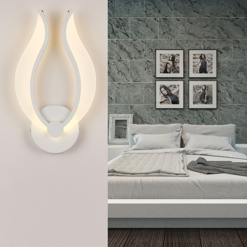 Aplic Led Modern Acrilic Pentru Acasa Sufragerie Noptiera Dormitor Lustre Noua Lampa Creativa Led Applique