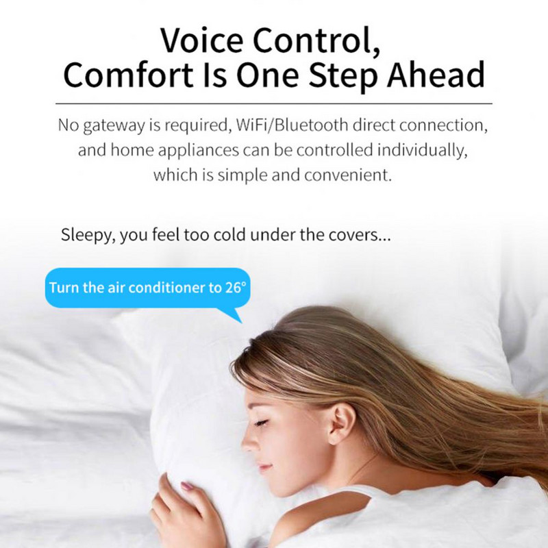 Tuya WIFI + Bluetooth IR diaľkový ovládač Inteligentné infračervené diaľkové ovládanie pre TV klimatizáciu Univerzálne s Alexou Google Home