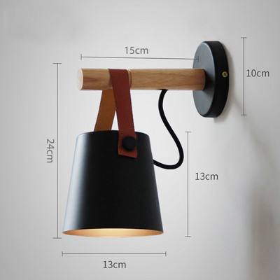 Nordic Wood seinavalgustid Magamistoa Vöö Loominguline Restorani Lambid Õppetöö Elutoa Sisustus Seinavalgustid E27 Valgustus