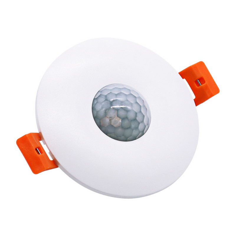 Comutator senzor infraroșu pentru corpul uman 110-220V Comutator senzor de mișcare PIR încorporat la 120 de grade Comutator inteligent de detectare a mișcării pentru casă