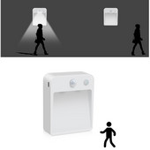 Senzor de mișcare inteligent lumini LED pentru bucătărie cameră în aer liber dulap baie toaletă scară grădină de mișcare Lumină de noapte automată PIR