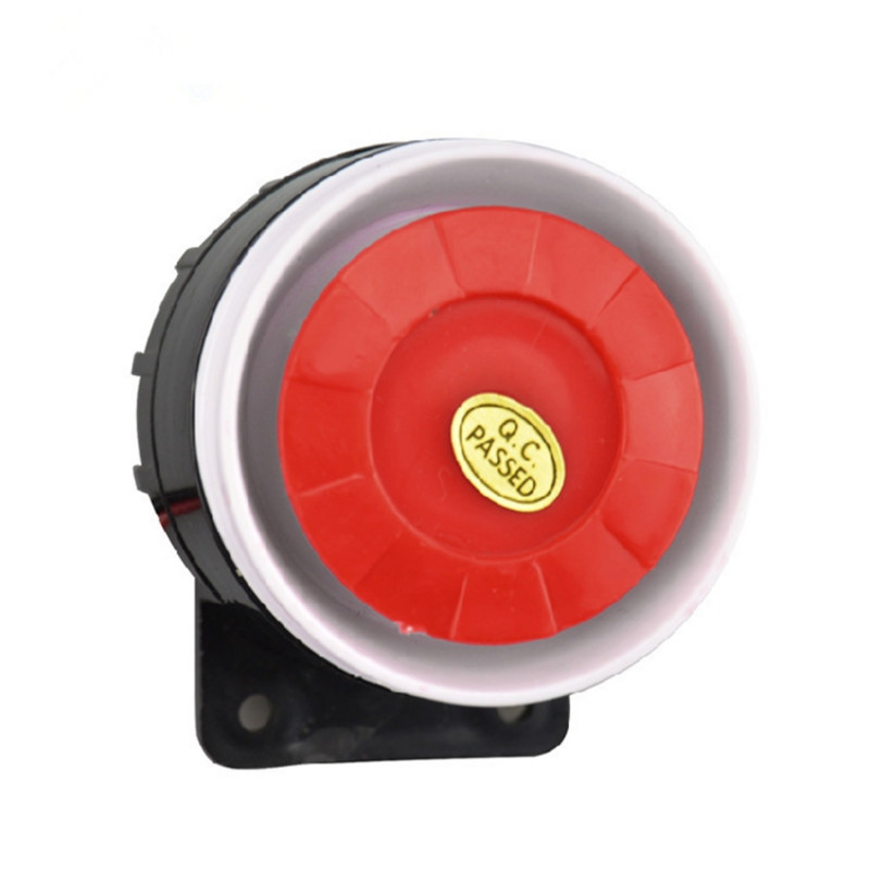 MOONBIFFY DC 12V vadu mini raga sirēna mājas drošībai skaņas signalizācijas sistēmai 120dB pretaizdzīšanas skaļruņu skaņas signāls 52x52x48mm