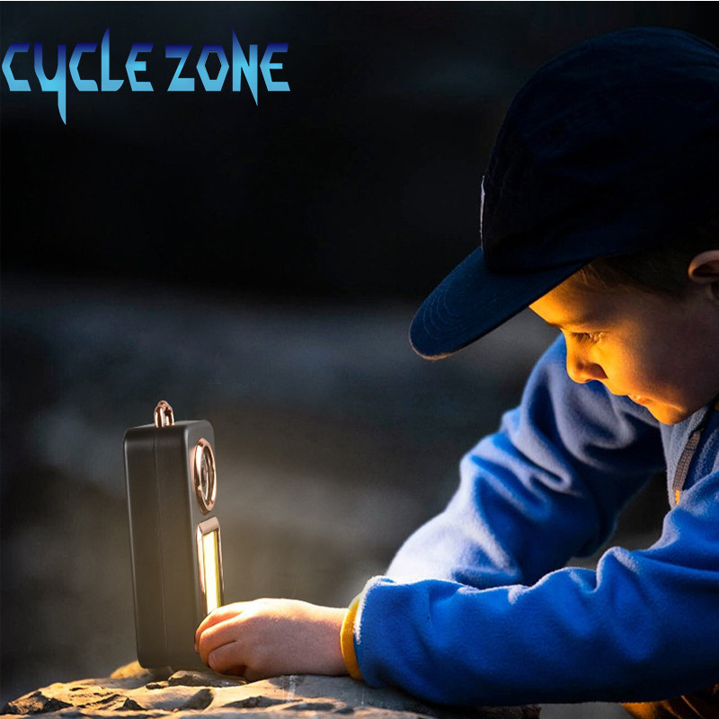 Cycle Zone - Prenosné LED super jasné vonkajšie údržbárske pracovné osvetlenie, kempingové svetlo, USB solárne nabíjateľné výkonné svietidlo