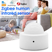 CORUI EWeLink Zigbee Senzor inteligent pentru corpul uman Mișcarea corpului fără fir Senzor de mișcare PIR Utilizare cu Gateway Alexa Google Home
