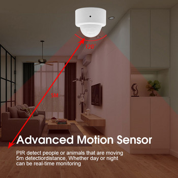 CORUI EWeLink Zigbee Интелигентен сензор за човешко тяло Безжичен сензор за движение на тялото PIR Сензор за движение Използвайте с Gateway Alexa Google Home