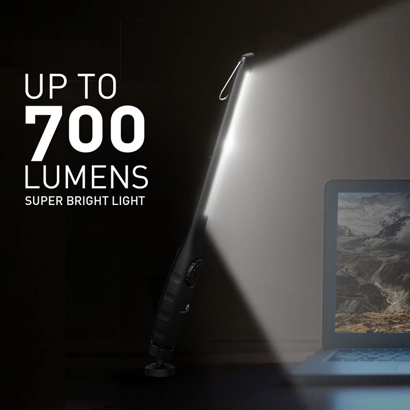 1 csomag összecsukható zseblámpa COB led munkalámpa újratölthető szalaglámpa mágneses ellenőrző lámpa műhely Autójavító zseblámpa világítás