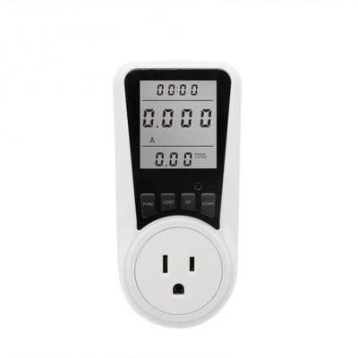 Corui viedās mājas sīkrīki 220 V maiņstrāvas digitālais vatmetrs LCD elektroenerģijas patēriņa mērītājs Kwh izejas jaudas analizators EU FR US BR