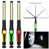 COB LED магнитна работна лампа USB акумулаторна лампа за кола Фенер за инспекция с батерия за осветление за ремонт на автомобили в работилница