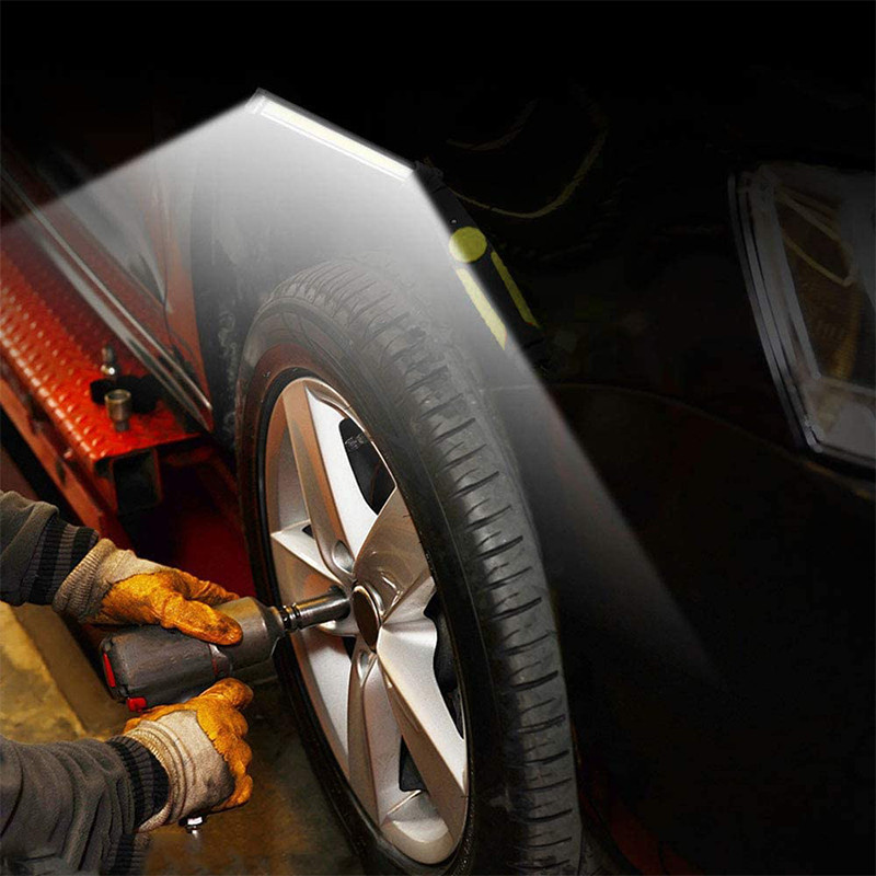 Lampă de lucru magnetică COB LED, reîncărcabilă prin USB, lanternă pentru mașină, lampă de inspecție cu baterie pentru iluminat de reparații auto pentru atelier