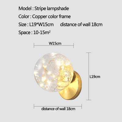 Simplicity LED fali lámpák lakberendezési fali lámpák nappaliba hálószoba éjjeli világítás folyosó folyosó beltéri világítás lámpatestek