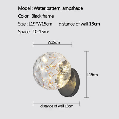 Simplicity LED fali lámpák lakberendezési fali lámpák nappaliba hálószoba éjjeli világítás folyosó folyosó beltéri világítás lámpatestek