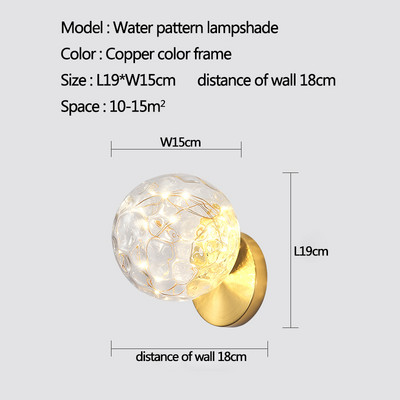 Simplicity LED fali lámpák lakberendezési fali lámpák nappaliba hálószoba éjjeli világítás folyosó folyosó beltéri világítás lámpatestek
