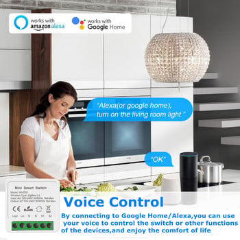 Smart Light Zigbee/Wifi Switch with Alexa Google Home Switch Breaker Switch Universal Breaker Timer Ασύρματο τηλεχειριστήριο