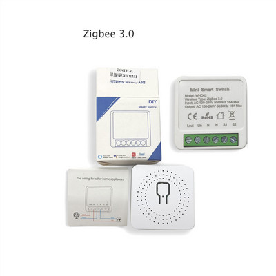 Comutator Zigbee/Wifi de lumină inteligentă cu Alexa Google Home Comutator întrerupător întrerupător universal Timer telecomandă fără fir