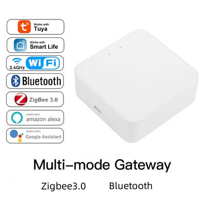 Zigbee Smart Gateway WiFi Bluetooth Hub bezvadu Tuya Smart Life APP tālvadības pults savienojas Darbojas ar Alexa Google Home