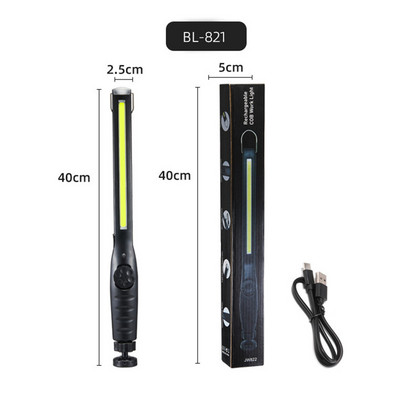 COB LED svietidlo Searchlight USB nabíjateľná lampa inšpekčné pracovné svetlo nočná lampa 1200mAh pre kempingovú domácu dielňu