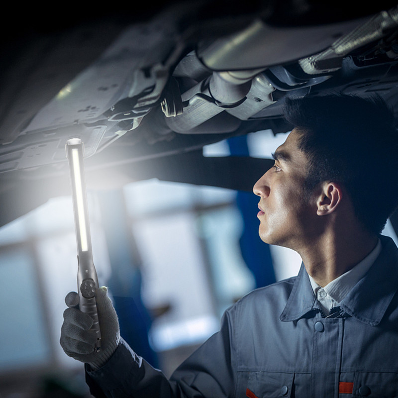 COB LED svietidlo Searchlight USB nabíjateľná lampa inšpekčné pracovné svetlo nočná lampa 1200mAh pre kempingovú domácu dielňu