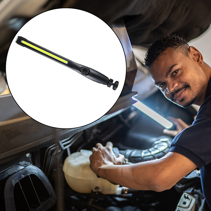 COB LED svietidlo Searchlight USB nabíjateľná lampa inšpekčné pracovné svetlo nočná lampa 1200mAh pre kempingovú domácu dielňu