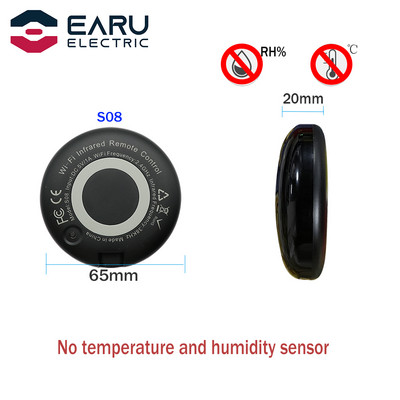 WiFi Tuya Smart Life univerzális infravörös távirányító légkondicionáló TV-hez hőmérséklet-páratartalom-érzékelővel, Alexa Google Home