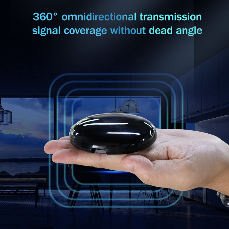 WiFi Tuya Smart Life univerzális infravörös távirányító légkondicionáló TV-hez hőmérséklet-páratartalom-érzékelővel, Alexa Google Home