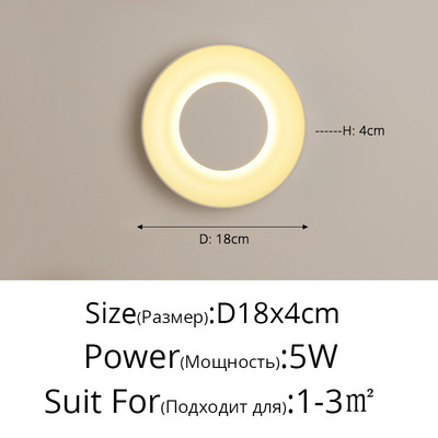 Specială, negru, alb, rotundă, nouă, modernă, LED, perete, camera de zi, dormitor, noptiera, coridor, scară, lampă, iluminat de interior
