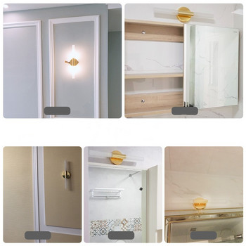 Φωτιστικό μπάνιου Led Αδιάβροχο φωτιστικό καθρέφτη 5w AC85-220V Φωτιστικό τοίχου LED Απλό Μοντέρνο Απλίκα για Σαλόνι