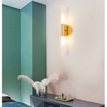 Φωτιστικό μπάνιου Led Αδιάβροχο φωτιστικό καθρέφτη 5w AC85-220V Φωτιστικό τοίχου LED Απλό Μοντέρνο Απλίκα για Σαλόνι